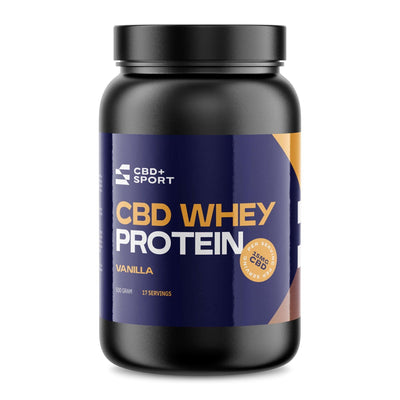 CBD Sport Whey Protein Vanilla - HerbMaestro