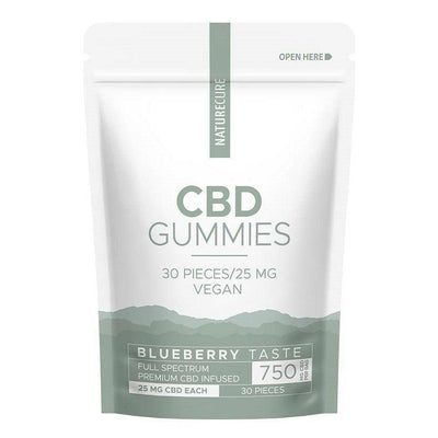 CBD GUMMIES – Blueberry 30ST Á 25MG - HerbMaestro