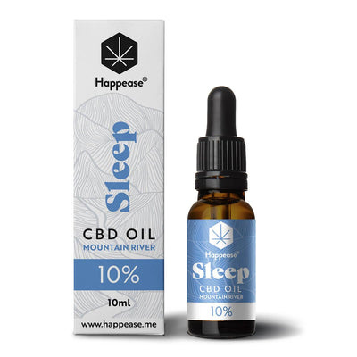 Happease Sleep 10% CBD Olja Mountain River (10ml) - HerbMaestro