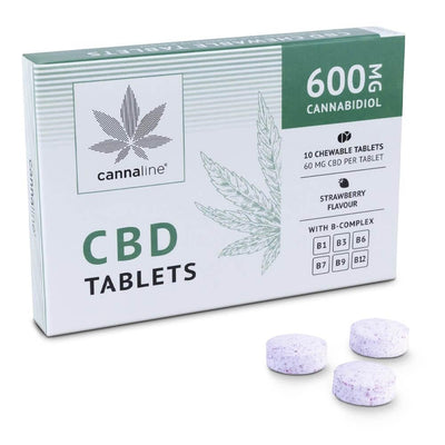 Cannaline Tabletter 600mg CBD (10st) - HerbMaestro